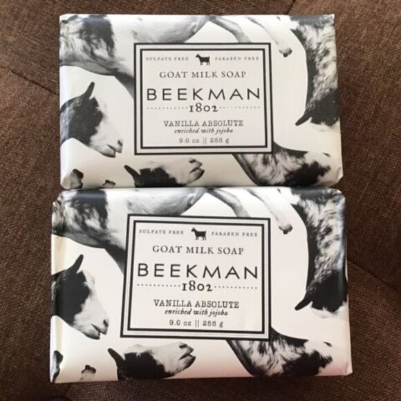 2 Beekman 1802 Goat Milk Soap (VANILLA ABSOLUTE) Huge 9 oz. each bar. BR… - Picture 1 of 1